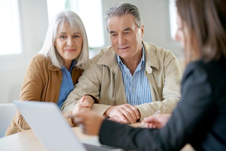 Probate attorney with couple